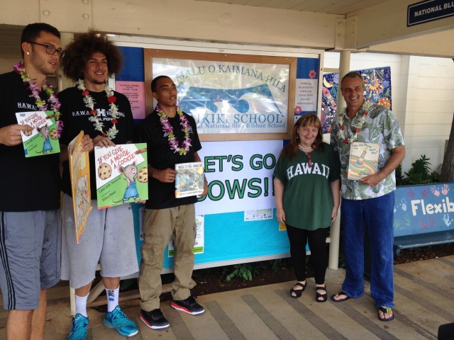 UH visits Waikiki Elementary