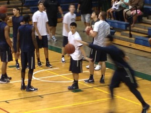 Kalaheo alum Josh Ko didn't see action but warmed up with Pitt.