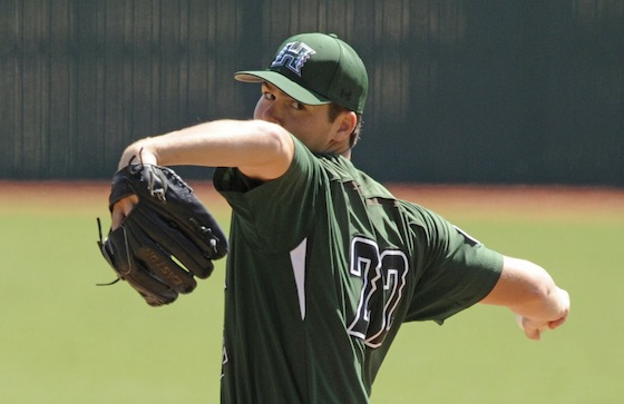 L.J. Brewster will make his fifth start for Hawaii on Thursday night against Oklahoma. Photo by Bruce Asato/Star-Advertiser