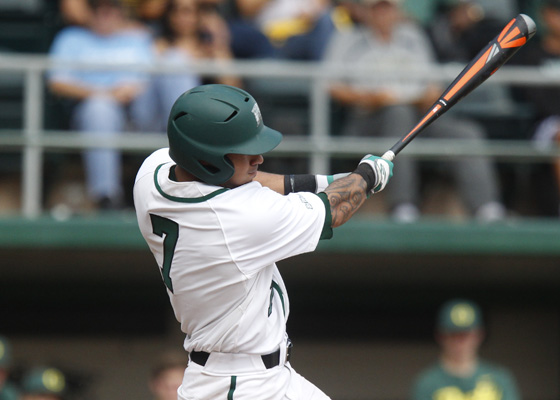 Catcher Chayce Ka'aua is hitting over .500 with runners in scoring position this season. Photo by Jamm Aquino/Star-Advertiser.