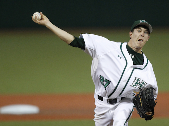 Tyler Brashears struck out a career-high nine in his last outing. Photo by Jamm Aquino/Star-Advertiser.