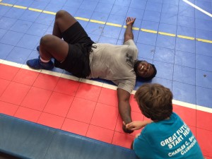 Nose tackle Jeremy McClam