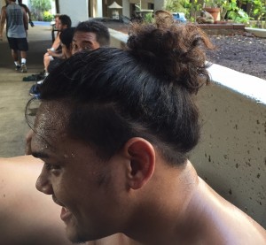 Defensive tackle Kennedy Tulimasealii 