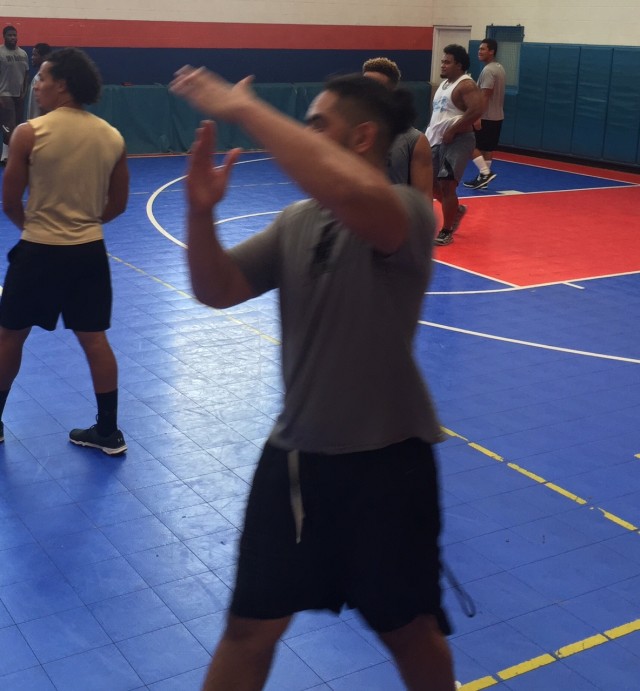 Left guard Leo Koloamatangi