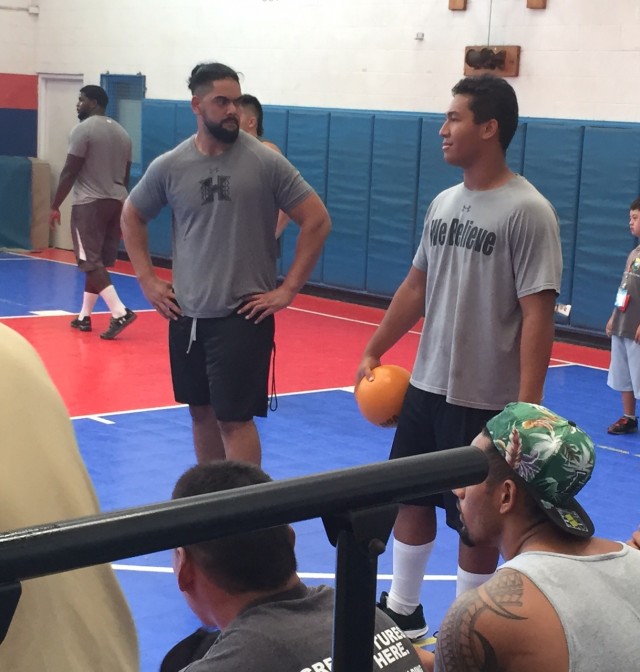 Leo Koloamatangi and Dakota Torres