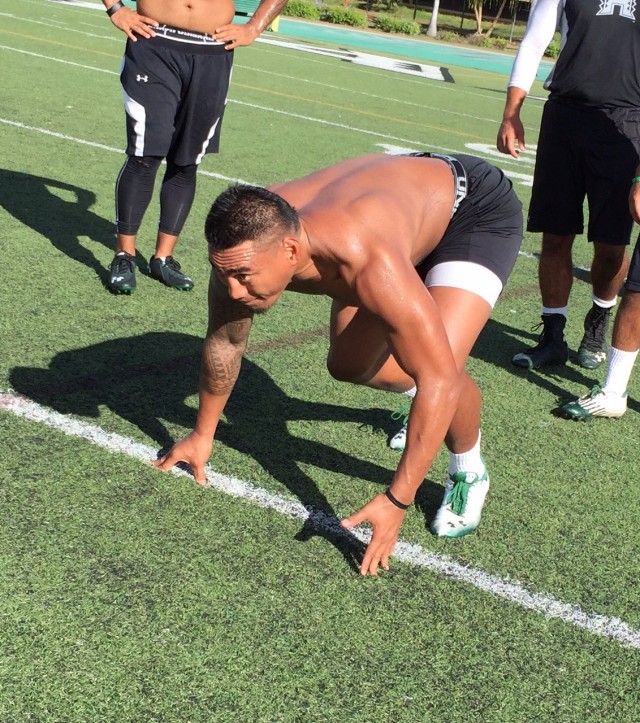 Co-captain Lance Williams 