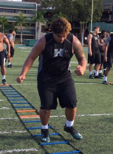 Offensive lineman Tui Eli