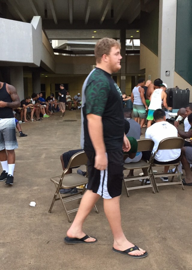 Offensive lineman J.R. Hensley 