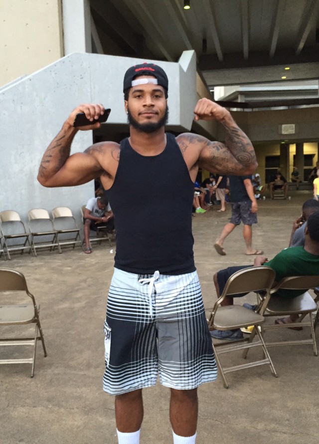 Slotback/wideout Quinton Pedroza