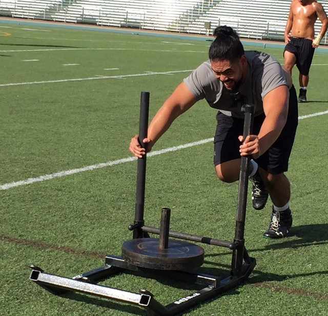 Left guard Leo Koloamatangi
