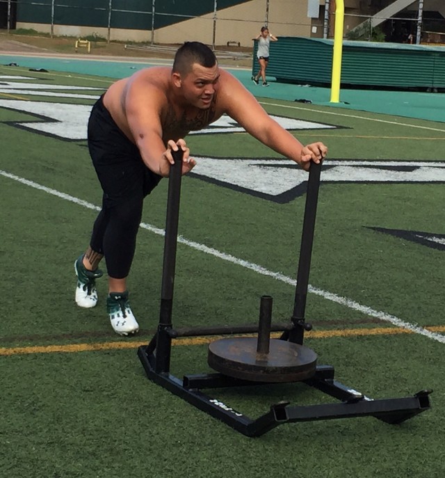 Nose tackle Kory Rasmussen