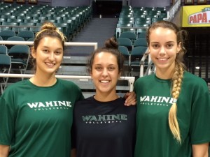 From left to right, Casey Castillo, McKenna Granato, Natasha Burns