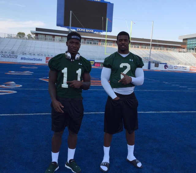 Cornerback Nick Nelson and linebacker Jerrol Garcia-Williams 