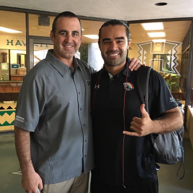 Nick Rolovich and Scott Harding