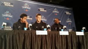 UH's Big Three of Aaron Valdes, Stefan Jankovic and Roderick Bobbitt fielded questions.