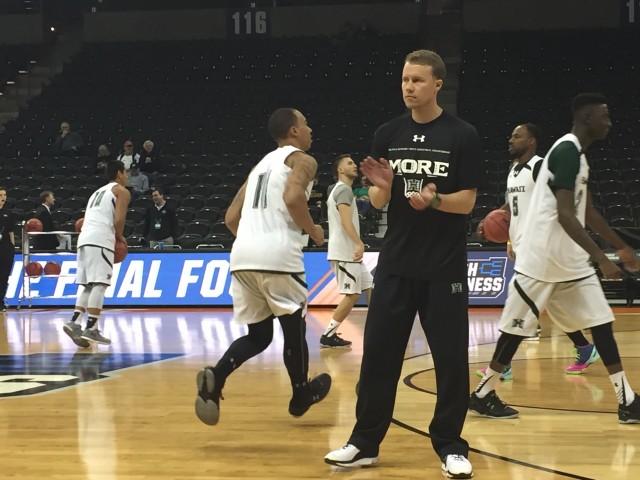 Assistant coach John Montgomery is in the spotlight with the matchup against his old team.