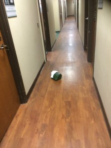 I was sent this photo of "Pride Rock" and a note left for UH football coaches