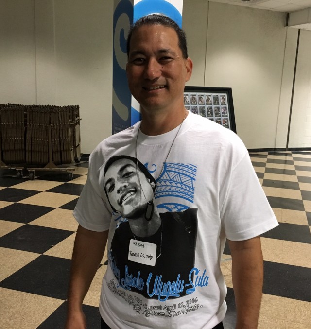 Former UH running back and current Farrington head coach Randall Okimoto