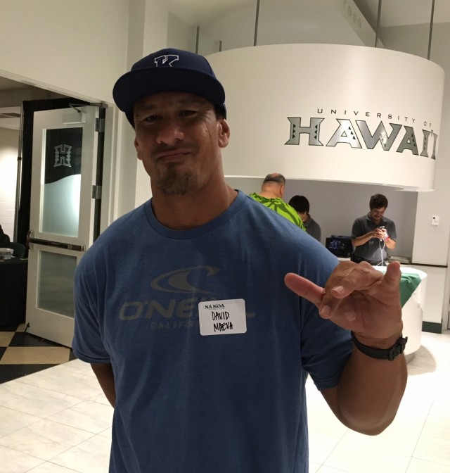 Former "Mento" linebacker David Maeva