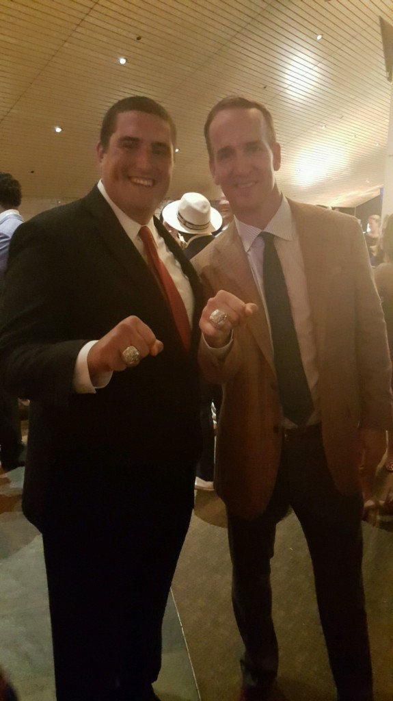 Rauscher and Peyton Manning 