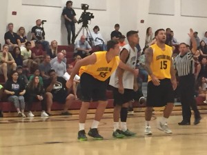Gibson Johnson (19 points) was a factor off the bench for the Electricians.