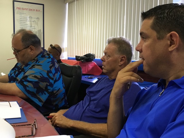 OC Sports play-by-play announcer Robert Kekaula, KKEA 1420 play-by-play announcer Bobby Curran and KKEA color analyst John Veneri