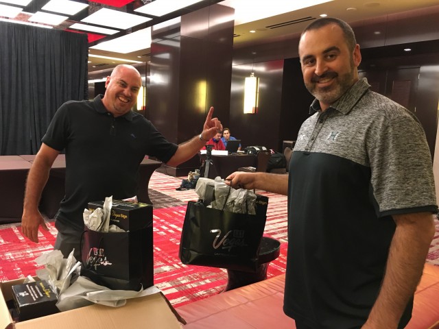 UNLV coach Tony Sanchez and Nick Rolovich