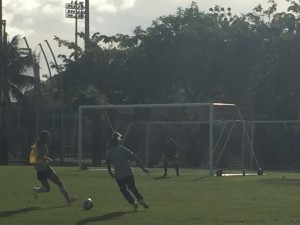 Kai scored on this play (of course).