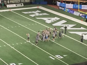 UH basketball at football 2016-17