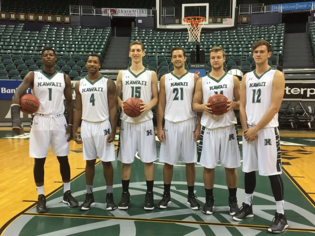 The bigs: Mike Thomas, Darryl Matthews, Ido Flaisher, Gibson Johnson, Zigmars Raimo, Jack Purchase.