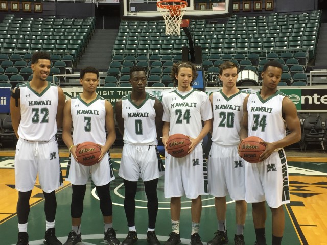 The wings: Noah Allen, Drew Buggs, Leland Green, Zach Buscher, Brian Garrett, Larry Lewis Jr.