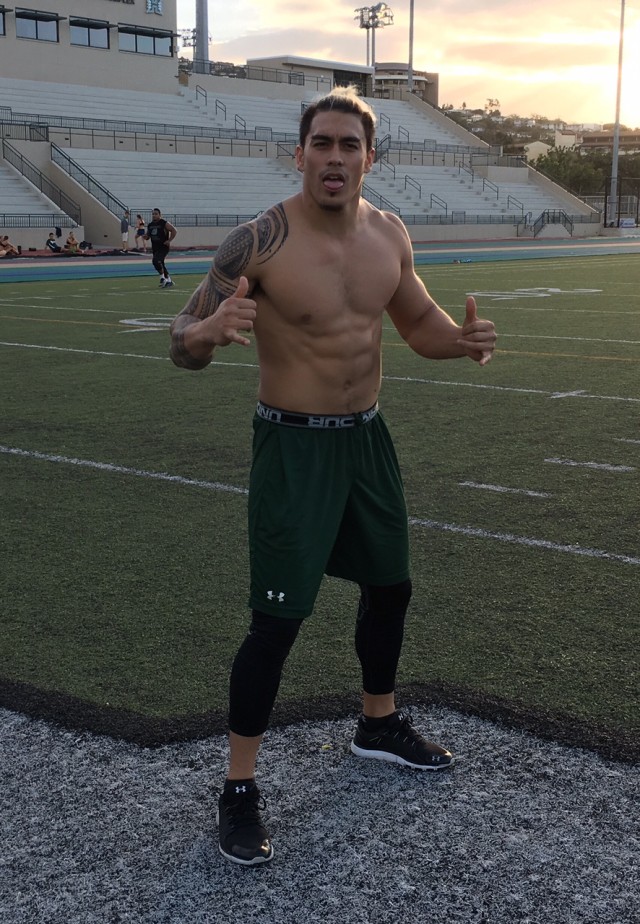 Wideout/returner Keelan Ewaliko
