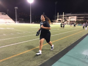 Defensive lineman Kalepo Naotala