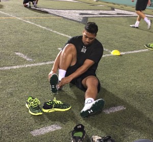 Defensive end Jamie Tago