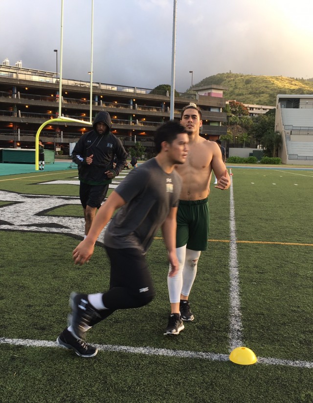 Safety Keala Santiago and Keelan Ewaliko