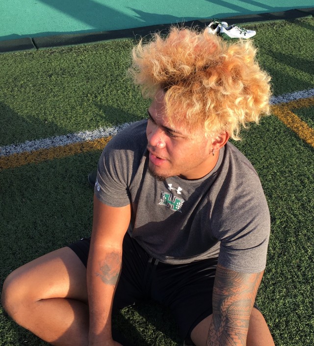 Linebacker Jeremiah Pritchard