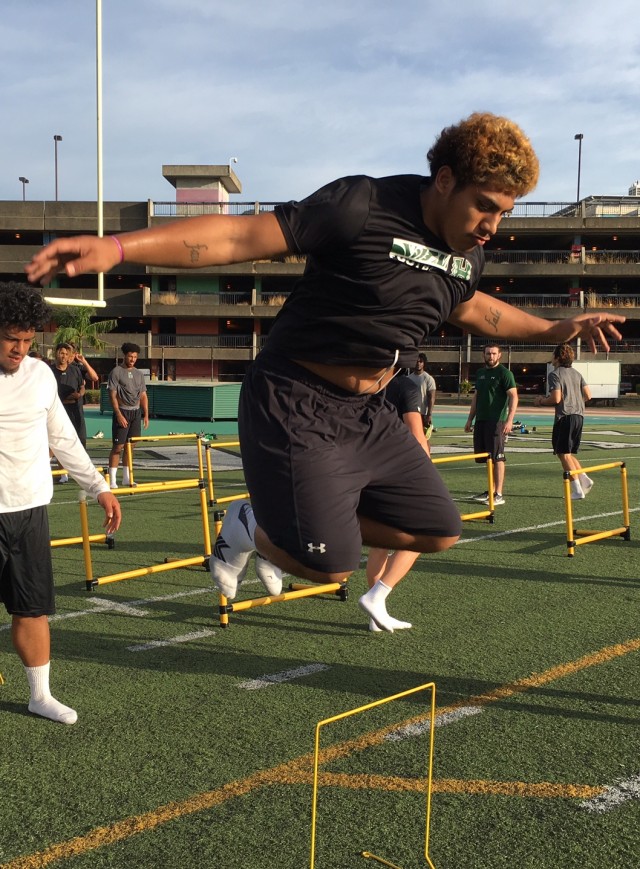 Offensive tackle Kingjames Taylor