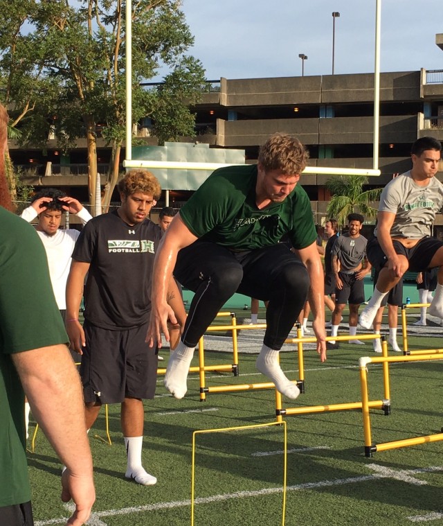Offensive tackle Matt Norman