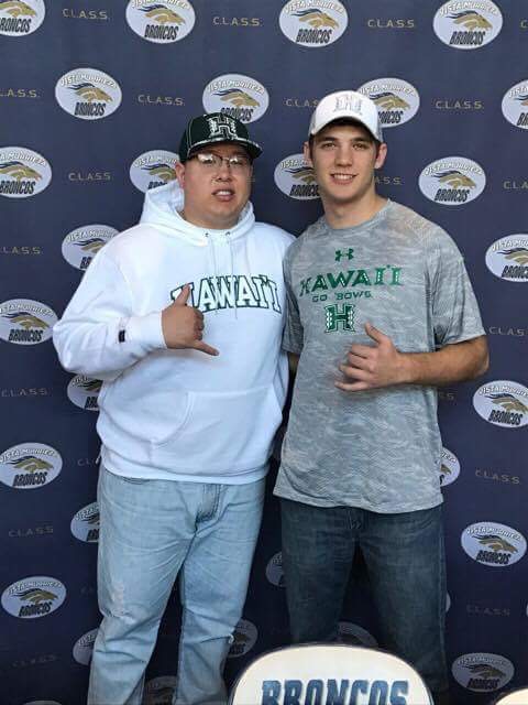Vista Murrieta High teammates Anthony Mermea and Kade Greeley