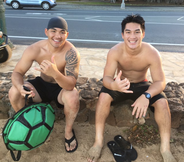 Kelii "KK" Padello and Kaimana Padello