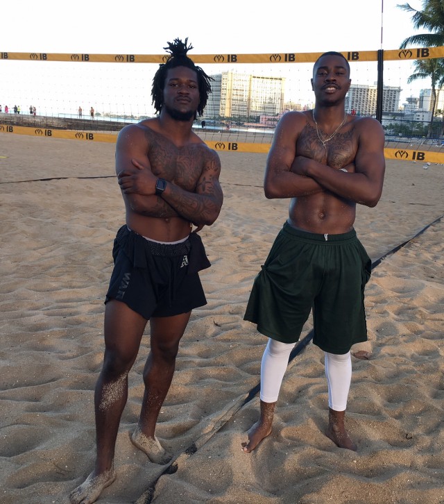 Safety Daniel Lewis and wideout Don'Yeh Patterson