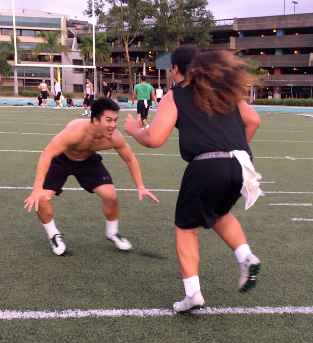 Kaimana Padello and Kalepo Naotala