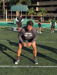 Quarterback Cole McDonald