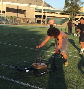 Linebacker Malachi Mageo