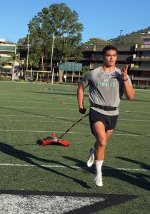 Long-snapper Noah Borden