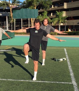 Quarterback Dru Brown