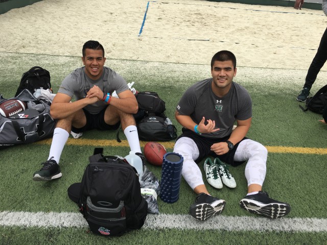 Rigo Sanchez and Brodie Nakama