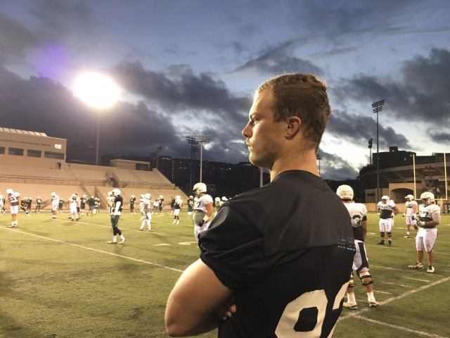 Defensive end Max Hendrie, who is recovering from shoulder surgery, should be ready for training camp.