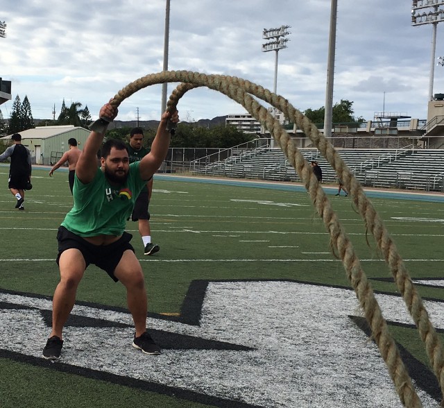 Left guard John Wa‘a