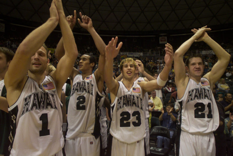 Men's Green Hawaii Warriors Basketball Jersey